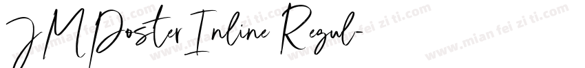 JMPosterInline Regul字体转换